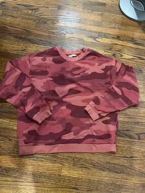 DSG Men's Long Sleeve Red Camo Sweatshirt Size XL